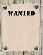 background with poster wanted