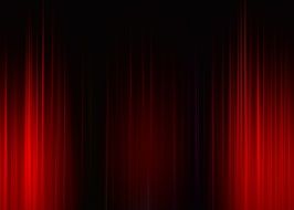 theater cinema curtain stripes red