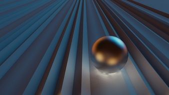 wallpaper design 3d sphere lines