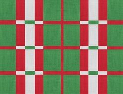 fabric green grey red pattern