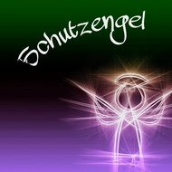 background with a guardian angel