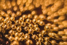 bokeh gold golden background beads