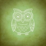 background owl pattern abstract