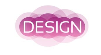 design logo icon text web pink