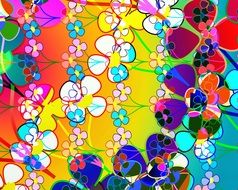 decorative floral abstract design