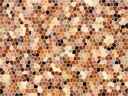 colored ceramic tile in a mosaic