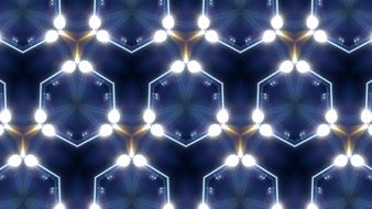background blue lights abstract