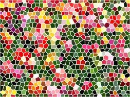 mosaic color colorful pattern