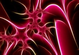 spiral background light fractal