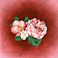 roses flowers image canvas