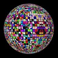 ball color spectrum abstract