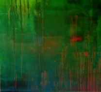 abstract art background green