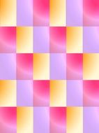 gradient geometric mosaic orange