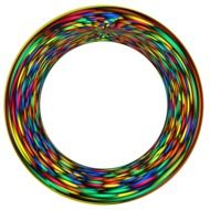 colorful ring form pattern