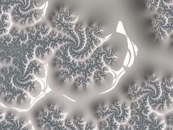fractal liquid simulation abstract
