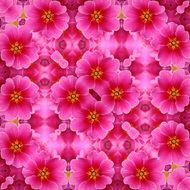 background with seamless pink flowers