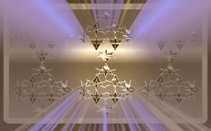 gold stars purple glow background