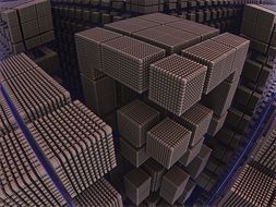 blocks render fractal design