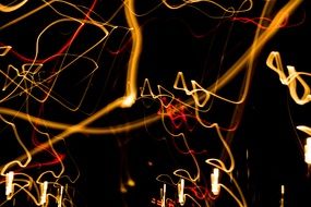 futuristic texture of light