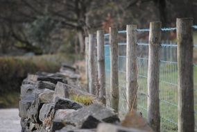 fence wall wire wood texture