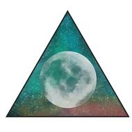 triangle with space illustration