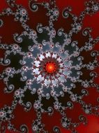fractal rendering spiral helix