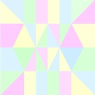 pastels geometric abstract design