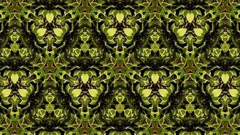 background green abstract leaves