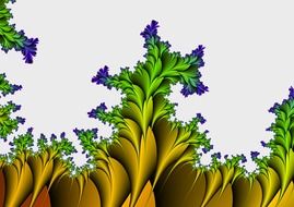 fractal absract plants