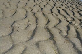 sand ripple sea beach pattern