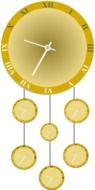 time clock hour watch second