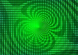 green magnetic field lines