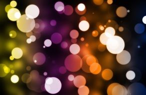 bokeh wallpaper color design