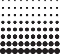 halftone pattern dot modern retro