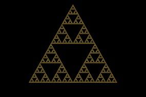 sierpinski triangle chaos fractal