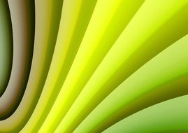 yellow-green volume waves, backdrop