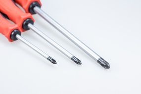 three Phillips screwdriver