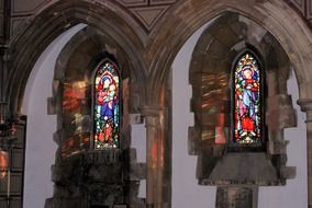 stained glass church windows