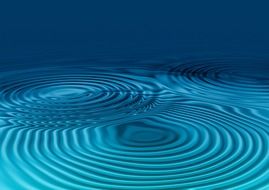 blue ripples as background