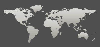 world map earth globe