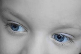 dreamy eyes look baby background