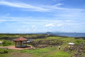 jeju island udo abstract sky