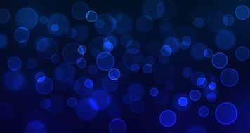 bokeh blue background blur