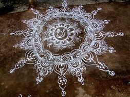 rangoli tradition dharwad india