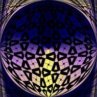 round circle pattern background