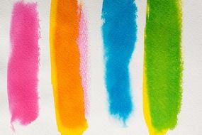 multicolored watercolor as background