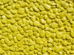 yellow facade pattern structure