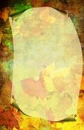 autumn colorful stationery