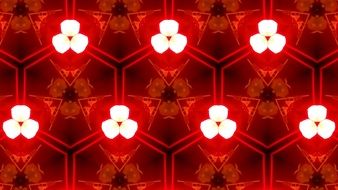 background red lights abstract