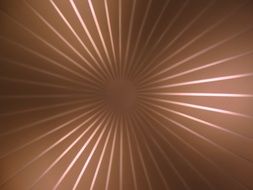 pattern in the form of sun rays